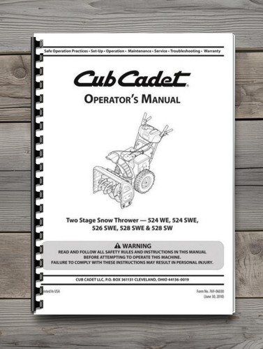 Cub cadet 524 - cub, 526