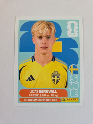 Adesivo lucas bergvall - adesivo, panini