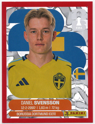 Adesivo swe14 daniel svensson - swe14,